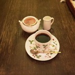 シャリマァル - ランチにつくホットコーヒー