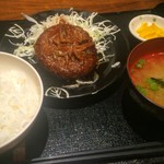 東京代官山 えびす庵  - 舞茸つくねハンバーグ定食 ¥500