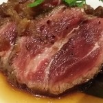 亮心 - 【H28.7.9】熟成上州牛のランプステーキ１９８０円。