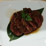 亮心 - 【H28.7.9】熟成上州牛のランプステーキ１９８０円。