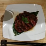 亮心 - 【H28.7.9】熟成上州牛のランプステーキ１９８０円。