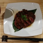 亮心 - 【H28.7.9】熟成上州牛のランプステーキ１９８０円。