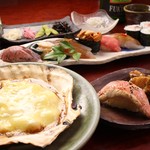 鮨亭 笹元 - 料理写真:おまかせ鮨のセット