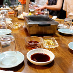 龍園 - 座敷のテーブル席