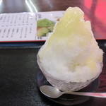 さのや 今川焼店 - 生メロンかき氷2016,7