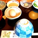 平山旅館 - 平山旅館 【朝ご飯】島の朝ご飯 全体写真 fromグリーンロール