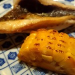 平山旅館 - 平山旅館 いさきの塩焼きと焼きとうもろこしのあっぷです。fromグリーンロール