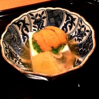 銀座 とよだ - 胡麻豆腐に雲丹の冷製