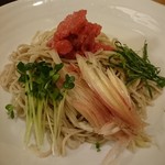 蕎麦 和 - 2016夏の冷やし梅蕎麦。梅がシャーベットになってます♪