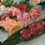 鰻割烹 心艶 - 鶏造り盛り