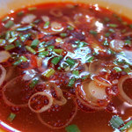 おおぜき中華そば店 - 【限定】ピリ辛牛ざる中華（850円）]