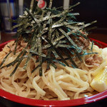 おおぜき中華そば店 - 【限定】ピリ辛牛ざる中華（850円）]