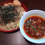 おおぜき中華そば店 - 【限定】ピリ辛牛ざる中華（850円）]