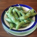 ダルバートダイニング - お通しの枝豆