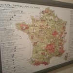 ダルバートダイニング - 何故か、フランスチーズのＡＯＣ地区が書いた物が貼ってありました。