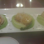 萬珍樓 - からすがれいと蓮根のオイスター炒め(