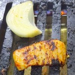 大栄 - ホルモン、玉ねぎ(焼き)