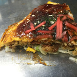 さらしな - Jul2016 肉玉そば断面