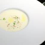 鉄板焼ばらもんや - 蕪の冷泉スープ