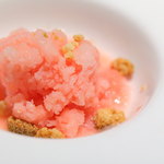 鉄板焼ばらもんや - 植木産スイカのシャーベット