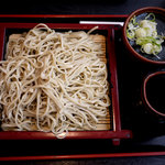手打そば 梅乃家 - せいろ大盛（細切り）７３５円
