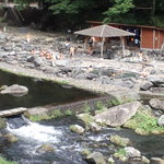 八景 - 混浴露店の眺め