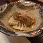 たけのことふきの煮たもの