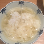 日本料理 晴山 - しゃぶしゃぶした鱧