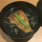 日本料理 晴山 - ハチメメバルのお椀
