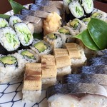 모리 Q - 【仕出】あなご棒寿司、さば棒寿司