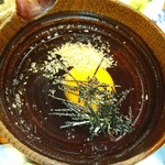 旬彩 鯛樹 - 鯛飯用だし with 玉子♥
      (*≧∀≦*)