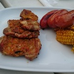 バルバッコア ビアガーデン - シュラスコプレート(1)
スパイシーチキン ＆ ソーセージ
