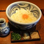 釜あげ饂飩　友庵 - 釜たまうどん　７８０円