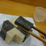 浅草じゅうろく - 黒ごま豆腐。リフト(^-^)/