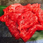 Daikanyama Sumibiyakiniku Sarugaku - 赤身肉の塩ダレ、希少です