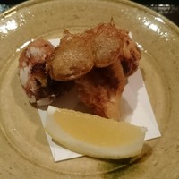 帰燕 - 海老とトウモロコシのしんじょう