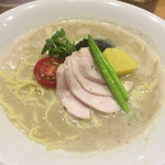 銀座 篝 - 鶏白湯ＳＯＢＡ　950円