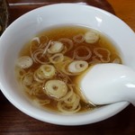 偕楽 大門店 - 201607柔い焼きそば\700 スープ