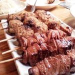 喜美松 - レバーとおやじだんご