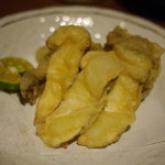 石志水産 - 松茸の天ぷら