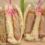 サンドイッチハウスメルヘン - キャベツたっぷりメンチ ・三元豚厚切りヒレカツサンド　H28.6