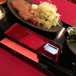 牛カツ東京 - 牛カツ定食　レベル２　１３８０円