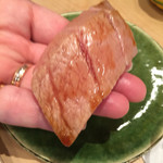 三谷 - 大トロ(腹かみ三番)炙り