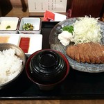 牛かつ もと村 - 牛かつ麦飯定食