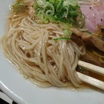 SOBA HOUSE 金色不如帰 - 麺は細麺ストレート。パツンとしたコシのある麺です