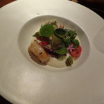 ラ カンロ - ４品目　Open Sandwich　赤座海老　ホタテ