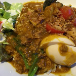 Supotsu Ba Supokan - 夏野菜カレー。