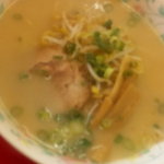 てんてん - ラーメン定食のとんこつラーメン