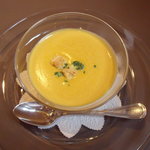 ガリエニ - 10.9.24　ランチ　お任せ　にんじんのポタージュ