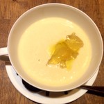 レストラン タケウチ - （2016.7）大豆のスープ